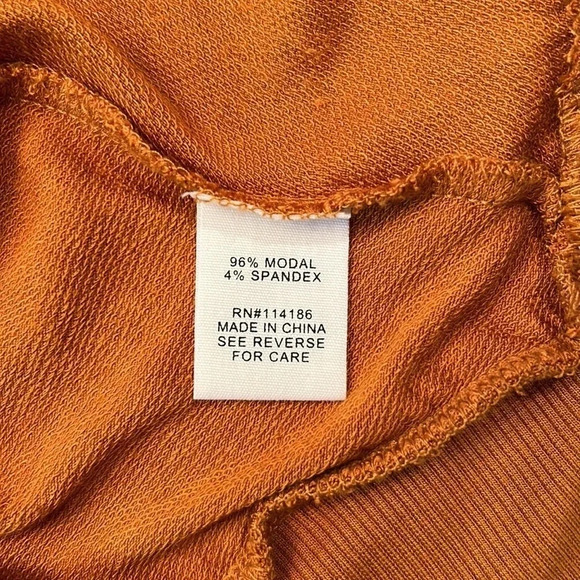 Adyson Parker Long Sleeve Cowl Neck Top in Autumn Copper XS - Picture 6 of 9